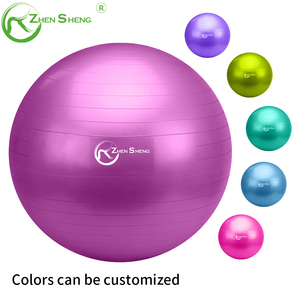 <span class=keywords><strong>Ballon</strong></span> de yoga et de stabilité Zhensheng personnalisé en PVC écologique, antidérapant et robuste, pour l'entraînement du tronc en salle de sport ou <span class=keywords><strong>au</strong></span> <span class=keywords><strong>bureau</strong></span> - Product Image 2