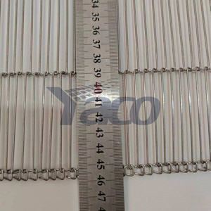 फूड ग्रेड SS304 1.25 मिमी 1.5 मिमी तार 7 मिमी पिच छोटे कन्वेयर वायर मेष बेल्ट - Product Image 6