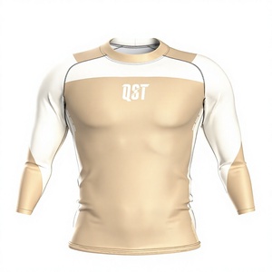Camiseta de Compresión de Manga Larga para Hombre con Logotipo Personalizado OEM, Transpirable, de Secado Rápido, para Entrenamiento de MMA y BJJ - Product Image 5