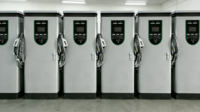 Chargeur DC pour véhicules électriques personnalisé 60kW 180kW, station de recharge de niveau 3, CCS1 CCS2 GBT, double pistolet, IP54, pour usage commercial