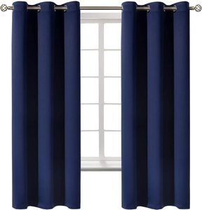 <span class=keywords><strong>Rideau</strong></span> occultant 100% noir moderne pour <span class=keywords><strong>chambre</strong></span> à coucher, salon et hôtel – Rideaux occultants économiques pour fenêtres - Product Image 5
