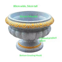 Moule de pot de fleurs de style colonne romaine européenne et modèle architectural pour la décoration de balcons, villas, garde-corps et clôtures