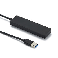 Hub USB 3.0, 4 ports avec câble étendu pour MacBook, Mac mini, iMac, Surface Pro, XPS, PC, clé USB