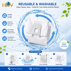 Sac à poussière non tissé compatible avec l'aspirateur robot <span class=keywords><strong>Roidmi</strong></span> <span class=keywords><strong>EVA</strong></span> SDJ06RM - Product Image 4