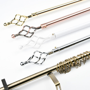 Nouvelle <span class=keywords><strong>Tringle</strong></span> à <span class=keywords><strong>Rideau</strong></span> Décorative en Métal, Extensible et Ajustable, Style Roman - Product Image 1