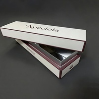 Boîte d'emballage de tiramisu de luxe personnalisée avec logo, longue, avec poignée, boîte à gâteau mousse, boîte à gâteau au chocolat, boîte en carton pliable