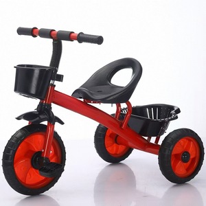 Tricycle en métal pour enfants, vélo à pédales pour tout-petits de <span class=keywords><strong>1</strong></span> à 3 ans, <span class=keywords><strong>jouet</strong></span> pour la conduite en intérieur et en extérieur - Product Image 4
