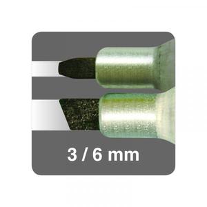 METRICA-50007M, m de longitud®(*) 25 marcadores tamaño 3/6mm-Paquetes de 12 UDS-EAN 8001066500079 LÍNEAS DE TIZA Y MARCADORES PERMANENTES - Product Image 2