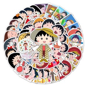 50 autocollants <span class=keywords><strong>japonais</strong></span> d'anime chibi cerise en PVC mat imperméable de haute qualité découpés à la forme et autocollants, fabriqués par KAZUO - Product Image 5