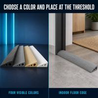 Bandes de rampe modernes pour panneaux d'installation, personnalisables en taille et découpées sur mesure pour usage domestique, y compris les marches d'escalier et les plaques de rampe.