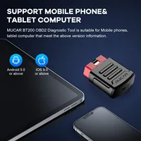 Mucar BT200 OBD2 Bluetooth Full OBD2 Function Automotive Diagnostic Tool Universal Car Fault Code Reader Obdii Obd2 Scanner