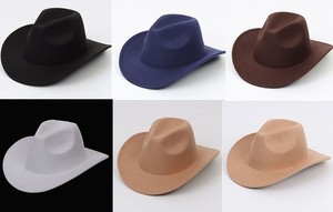 Sombrero de Vaquero de Fieltro 100% Lana Vintage Desgastado al por Mayor, Accesorio Personalizado para Hombres y Mujeres, Estilo Western para Exteriores - Product Image 2