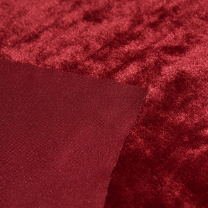 IFR 100% Polyester Bourgogne Velours <span class=keywords><strong>Tissu</strong></span> Plaine Tricoté Couleur Unie Stade Rideau Matériel Divers Polaire - Product Image 4