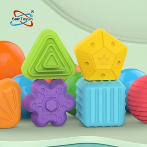 Samtoy – Cube d'activités éducatives <span class=keywords><strong>Montessori</strong></span> en Silicone, formes préscolaires, jeu de correspondance, jouets de tri pour 0 à <span class=keywords><strong>6</strong></span> <span class=keywords><strong>mois</strong></span> - Product Image 3