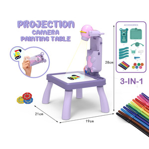 EPT Bo 3 en 1, Juguetes Educativos para Niños, Mesa de Dibujo con Proyección, Mesa de Pintura para Niños con Proyección - Product Image 2
