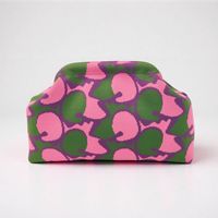 Tas Clutch Lipat Bahan Premium Ramah Lingkungan Kapasitas Besar Multi-Fungsi Kerajinan Flyknit Gaya Fashion Wanita untuk Makeup