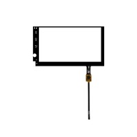 Écran tactile capacitif 2.5D de 7 pouces pour affichage de caractères gauche, adapté à la navigation automobile