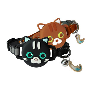 Chống Mất Airtag Định Vị Theo Dõi Sáng Không Thấm Nước Có Thể Điều Chỉnh Mèo Cổ Áo Dễ Thương Phim Hoạt Hình Phản Quang Nylon Vật Nuôi Phụ Kiện - Product Image 3