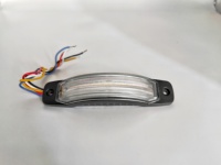 10-30V 180 grados cabeza de luz de flash ambulancia led luces estroboscópicas DE EMERGENCIA luz delantera