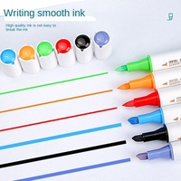 Ensemble de stylos marqueurs acryliques à tige épaisse empilable à deux têtes bicolores Aquarelle en boîte portable Étudiant Peinture de couleur DIY Étudiants d'art