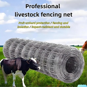 Cercado <span class=keywords><strong>de</strong></span> <span class=keywords><strong>Alambre</strong></span> Galvanizado para Ganado, Resistente a la Corrosión, para Pastizales, con Malla <span class=keywords><strong>de</strong></span> <span class=keywords><strong>Alambre</strong></span> <span class=keywords><strong>de</strong></span> Hierro Personalizada, para Recintos <span class=keywords><strong>de</strong></span> Animales <span class=keywords><strong>de</strong></span> Granja - Product Image 1