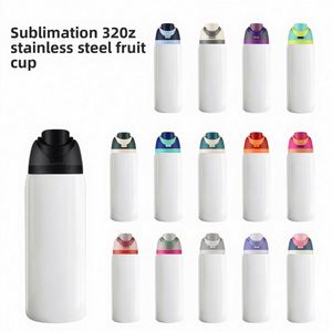 Gobelet à fruits en acier inoxydable de 32 oz imprimable par sublimation, couvercle pop-up à une touche, isolation sous vide, maintien thermique de 6 à 12 heures, bouteille d'eau sport portable - Product Image 2