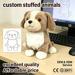 Funboxes, Fabricantes OEM, Peluche de Perro <span class=keywords><strong>Pastor</strong></span> Alemán, Juguete de Peluche de Perro en Oferta, Juguetes de Peluche de Perro Personalizados - Product Image 1