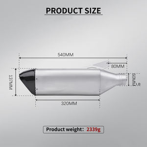 CHMotor CHMotor Tuyau d'échappement de <span class=keywords><strong>moto</strong></span> Silencieux en fibre de carbone d'origine Escape <span class=keywords><strong>Moto</strong></span> pour <span class=keywords><strong>BMW</strong></span> S1000R M1000R S1000RR M1000RR - Product Image 2