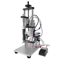 Machine de remplissage pneumatique sous vide pour parfums, huiles essentielles, hydrolats et liquides en flacons en verre – Équipement pour atelier cosmétique