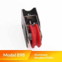 Rouleau de porte coulissante en acier inoxydable type 828 avec roulement en nylon pour rail inférieur de fenêtre en aluminium et quincaillerie de porte coulissante