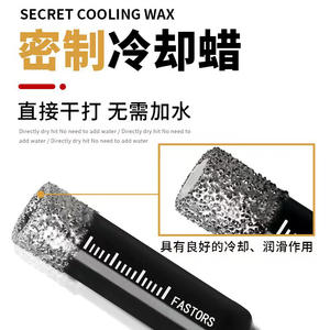 ดอกสว่านเจาะกระเบื้องเซรามิก หินอ่อน หินควอตซ์ ยี่ห้อ Shanxi Iron Ox แบบหัวหกเหลี่ยม ขนาด 6 8 10 12 มม. สำหรับเจาะแบบแห้ง - Product Image 3