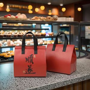 Custom Aluminum Foil Cartoon Pattern Insulated Thermal Waterproof Foldable Portable Shopping Bag Cooler Delivery Bag for Food - Product Image 1