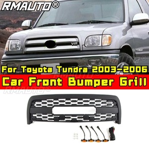 Grille de pare-chocs avant de voiture, grilles de course, calandre pour Toyota Tundra 2003-2006, kit carrosserie, accessoires automobiles - Product Image 2