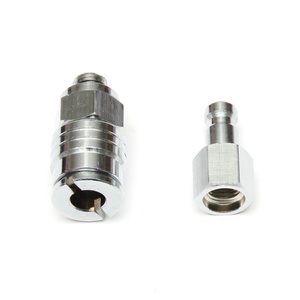 Stainless Steel Low Pressure Quick Disconnect Adapter for <b>Dive</b> <b>Regulator</b> with Hex Nut and Threaded Connector - Product Image 3