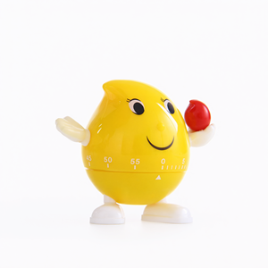 Temporizador mecánico con cuenta regresiva, bonito temporizador de cocina con diseño de dibujos animados, sin batería, alarma de plástico para cocinar y hornear - Product Image 2