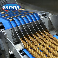 Machine de tri et d'empilage de biscuits Skywin 2026 en promotion pour ligne de production de biscuits à roue étoilée après cuisson au four