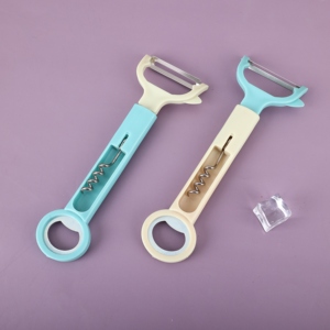 100 styles d'ouvre-bouteilles manuels multifonctions en acier inoxydable pour canettes de soda, pots de bière et bocaux, personnalisables et mignons - Product Image 1