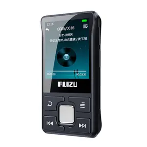 Dropshipping Ruizu X55 MP3便携式播放器蓝牙音频随身听扬声器音乐长电池寿命高品质MP3播放器