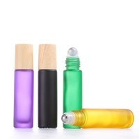 Botol Roll On Mini Kosong 5ml Grosir, Botol Kaca Parfum Warna Frosted 10ml untuk Minyak Atsiri