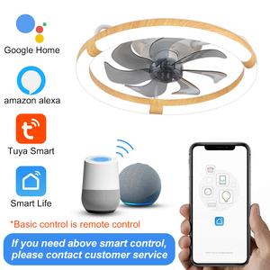 ไฟพัดลมเพดานแบบโมเดิร์นพร้อมรีโมทคอนโทรลมอเตอร์ไฟฟ้ากระแสตรงหรี่แสงได้ความเร็ว3/6เหมาะสำหรับใช้ในบ้านออฟฟิศ - Product Image 2