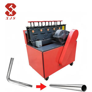 Machine à redresser les tuyaux électriques pour tuyaux en acier courbés, équipement de redressage de tubes en acier inoxydable avec roues - Product Image 1