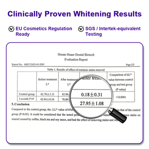 Luxsmile Logotipo personalizado Disolver Dry Purple V34 18% Pap 28 Aceite <span class=keywords><strong>de</strong></span> menta <span class=keywords><strong>de</strong></span> coco Tirar <span class=keywords><strong>bandas</strong></span> para blanquear los <span class=keywords><strong>dientes</strong></span> - Product Image 5