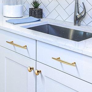 YONFIA 3681RTS Modern Luxury Furniture Drawer Handle Pull Rose Gold Cabinet Wardrobe Closet <strong>Cupboard</strong> Handle <strong>Knob</strong> <strong>Black</strong> Design - Product Image 2