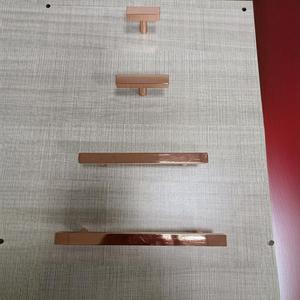 Poignées de meuble de style européen en acier inoxydable, forme barre, antirouille, pour portes d'armoires - Product Image 3