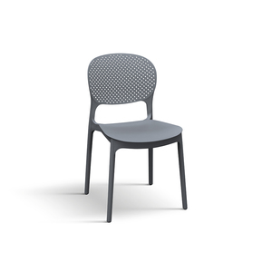 Anita <b>Chair</b> Set Of 4 Grey <b>Polypropylene</b> Indoor Outdoor Use - Product Image 1