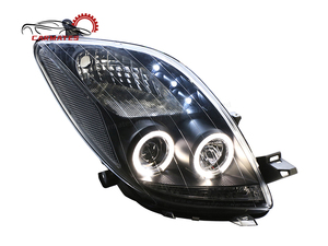 CARMATES Vente Chaude <span class=keywords><strong>Phare</strong></span> Assemblage LED DRL Avant Lampes Clignotant <span class=keywords><strong>Phare</strong></span> Pour <span class=keywords><strong>Toyota</strong></span> <span class=keywords><strong>Yaris</strong></span> <span class=keywords><strong>2006</strong></span> 2007 2008 2009 - 2012 - Product Image 5