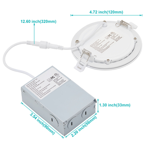 Canada chúng tôi Chứng Khoán IP54 ướt vị trí 6inch 5cct ETL năng lượng Sao Led Slim Bảng điều chỉnh ánh sáng 3cct đèn nồi 4 inch LED - Product Image 5