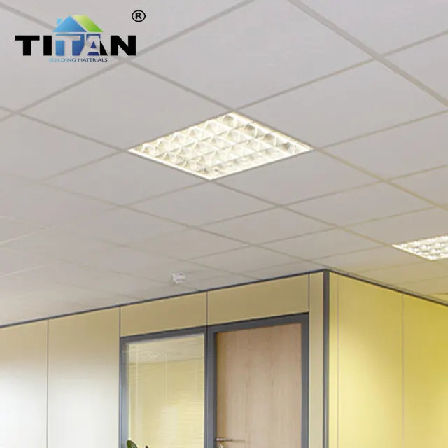Gypsum Ceiling Tiles Suspended Pvc Laminated 2x2 Gypsum False Ceiling Tile Techos Drywall Gypsum Ceiling Board