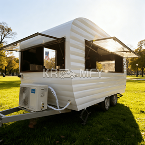 Remorques de restauration, Food Truck à Bubble Tea, Camion de crème glacée mobile, Chariot à café, Remorque-bar, Food Truck avec cuisine complète - Product Image 6