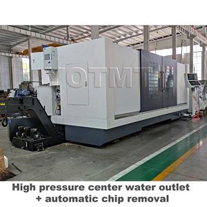 เครื่องเจาะสองด้าน CNC ศูนย์กัดแนวนอนสำหรับก้านเพลา2000มม - Product Image 2